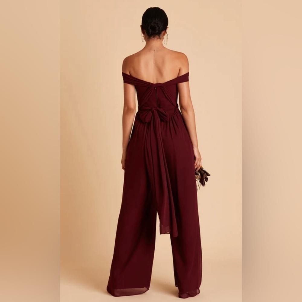 Birdy Grey Gigi Convertible Jumpsuit Cabernet xs extra small NWT NEW - Picture 5 of 10